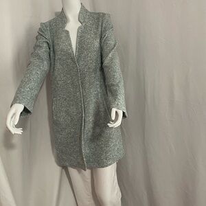 Beautiful light snap done jacket very soft dark forest /MELANGE is the color